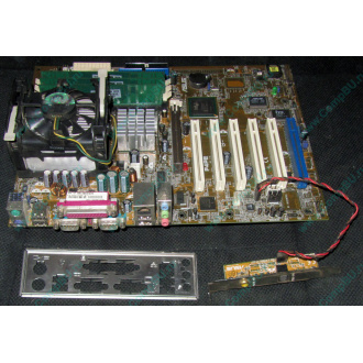 Материнская плата Asus P4PE (FireWire) с процессором Intel Pentium-4 2.4GHz s.478 и памятью 768Mb DDR1 Б/У (Подольск)