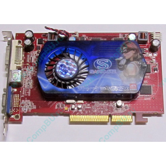 Б/У видеокарта 512Mb DDR2 ATI Radeon HD2600 PRO AGP Sapphire (Подольск)